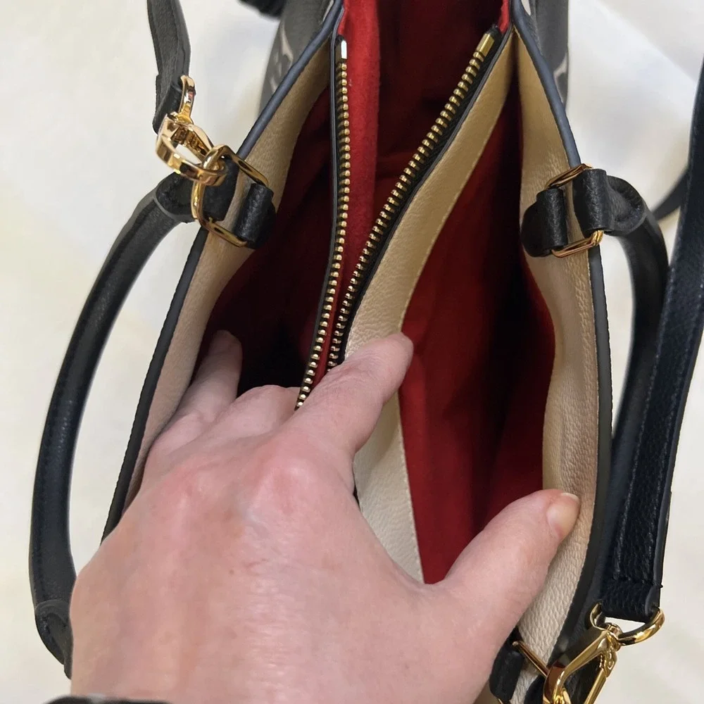 LOUIS VUITTON Grand Palais MM 2way Handbag M45842 Monogram leather Black Used LV